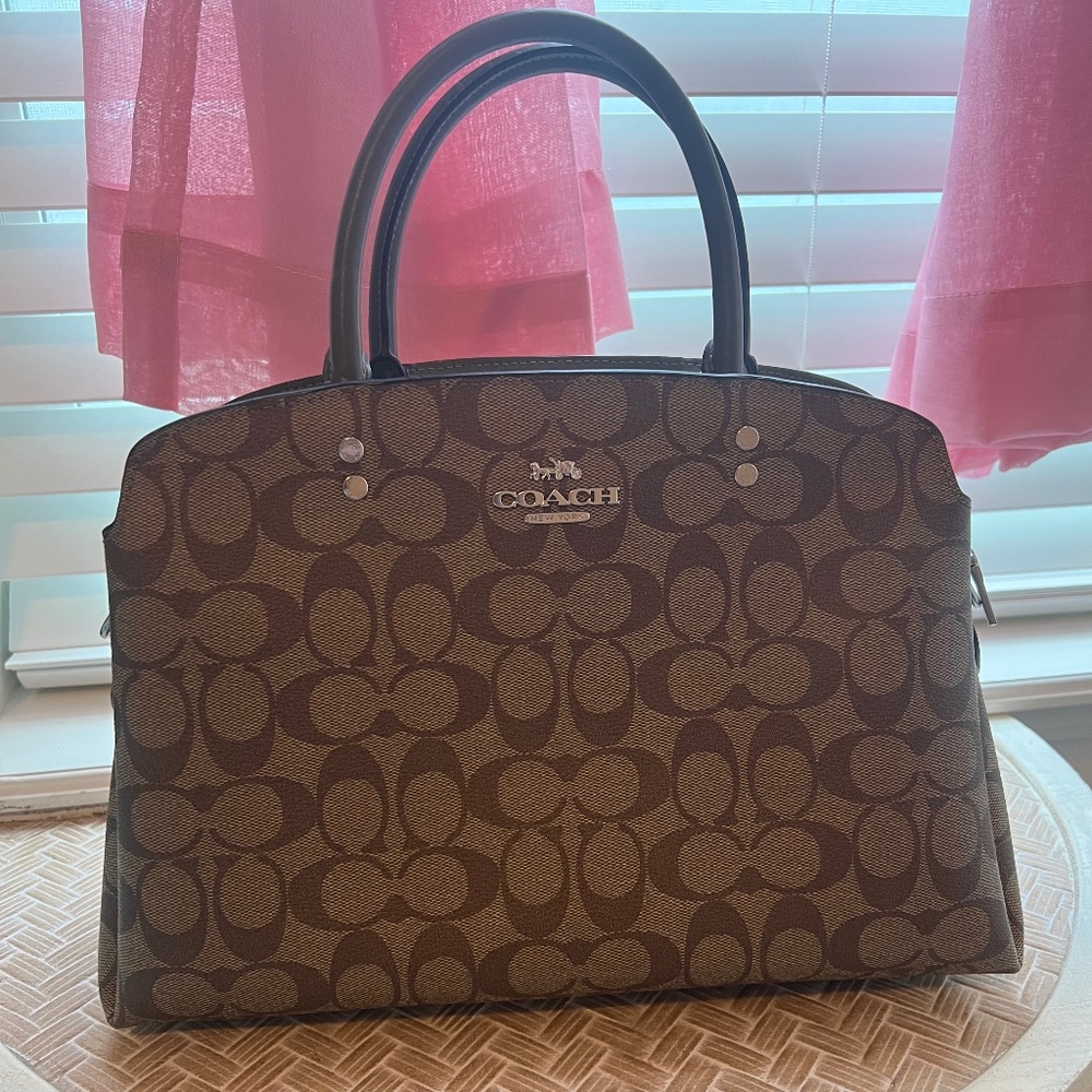 Coach Signature Print Purse